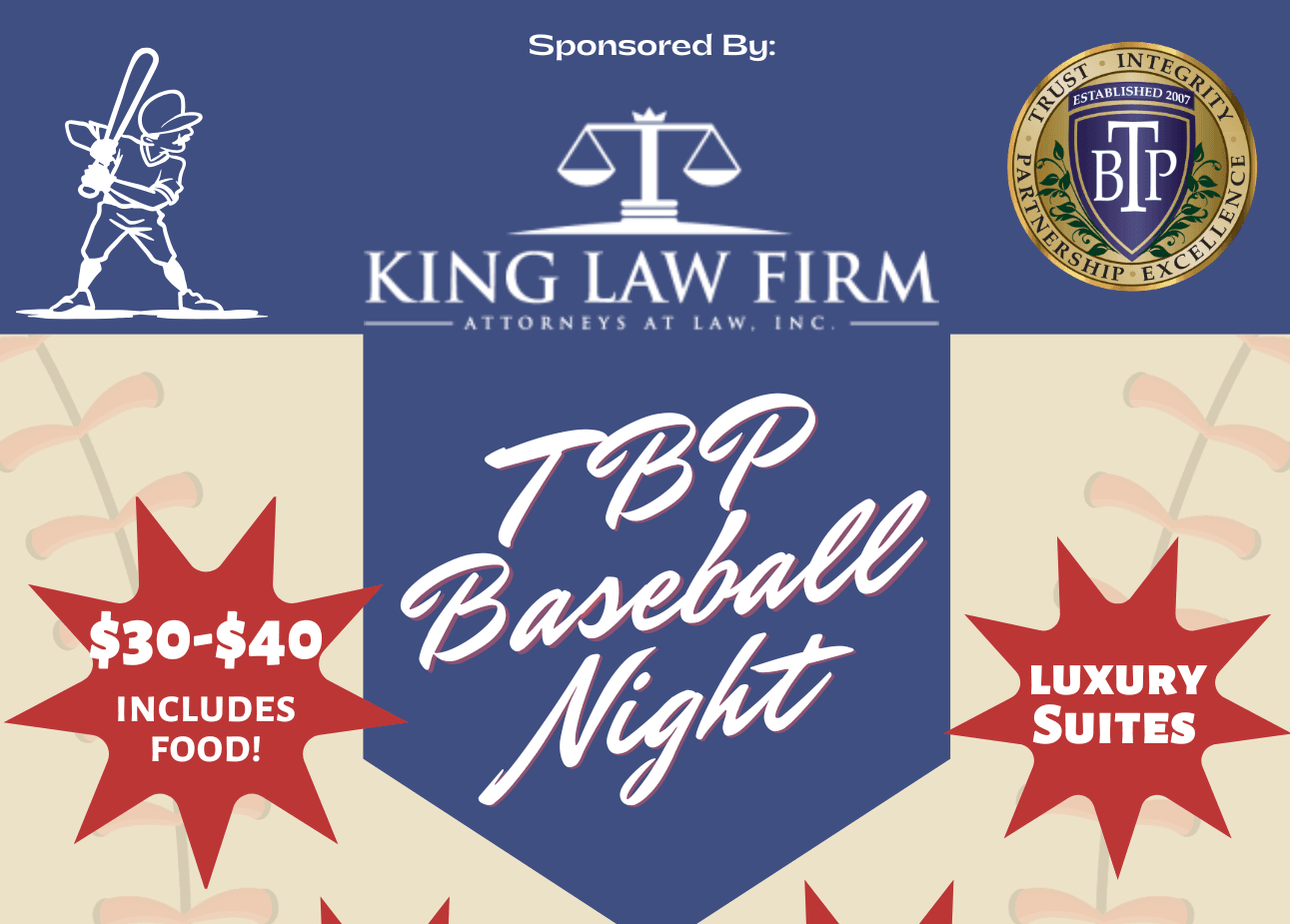 Baseball with Style - TBP Baseball Night