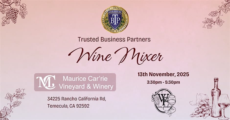 TBP Fall Business Mixer at Maurice Car’rie Winery