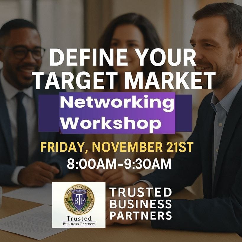 TBP Networking Workshop: Define your Target Market