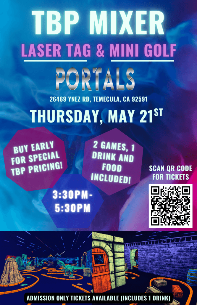 TBP Mixer - Laser Tag & Mini Golf @ Portals